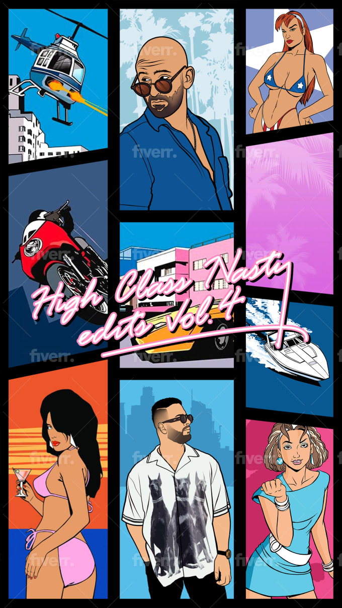 I used the AI to stylize the GTA Vice City poster in GTA V style. How does  it looks? : r/GTA