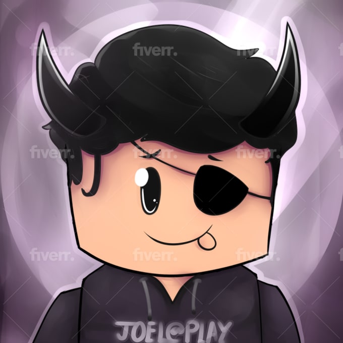 Make you a roblox cartoon , twitch logo by Skilledscripter