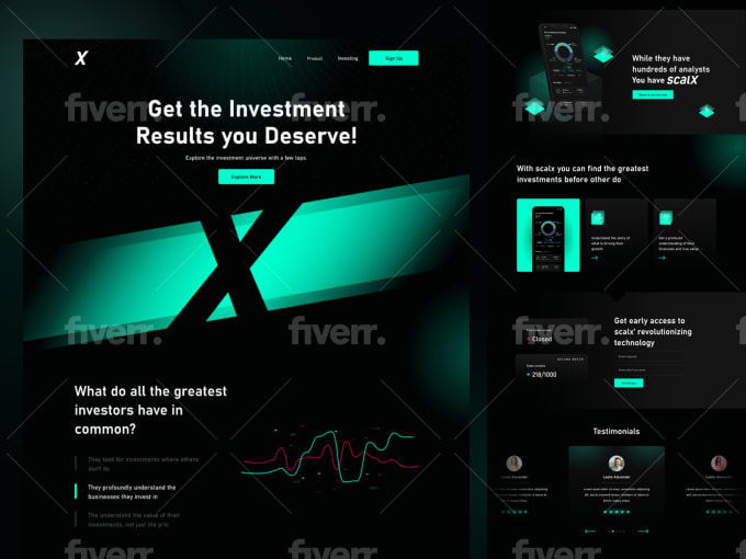 Design awesome website or landing page - Image 4