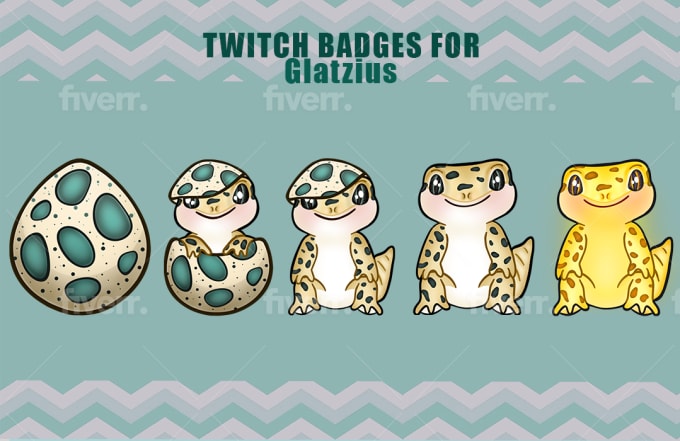 Draw cute sub badges for twitch by Artemisdraw