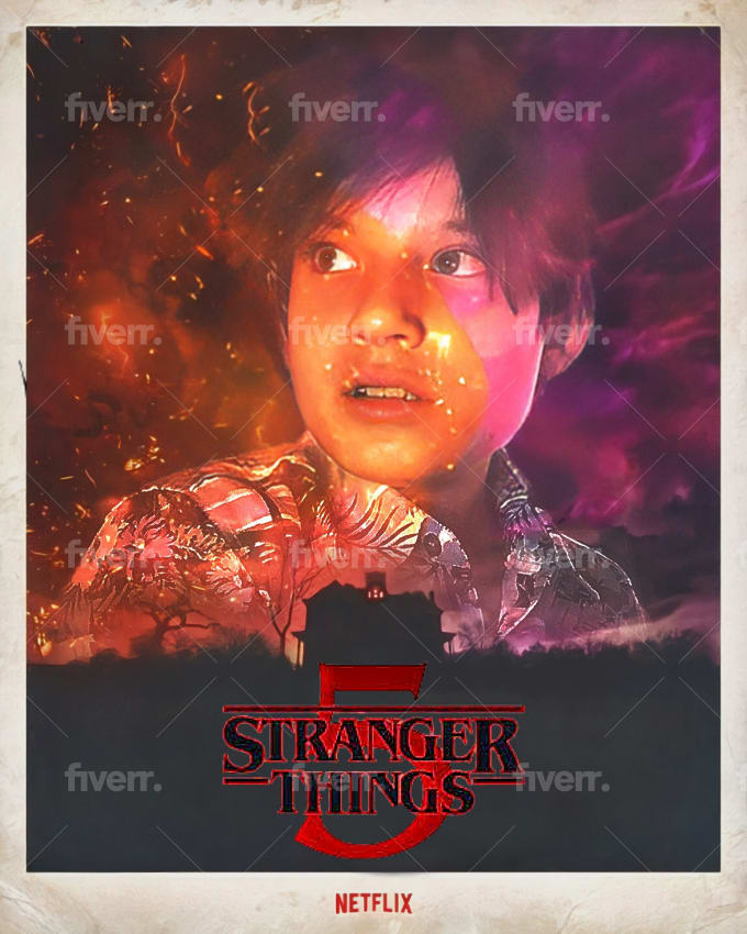 Make you a custom stranger things season 5 poster by Mohit367