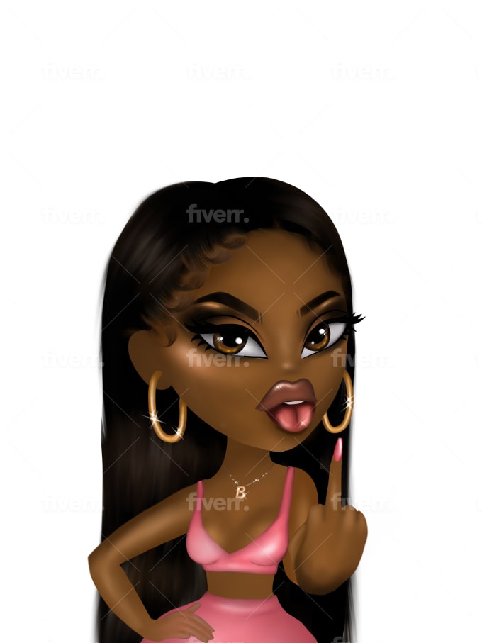 Draw You Like A Bratz Doll By Deborahhhb Fiverr How to draw lips by pencil step by step. draw you like a bratz doll