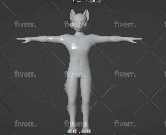 Do vrchat avatar, fursona, furry avatar, nsfw 3d model for vtuber, vrchat,  vr by Hayomhideavatar