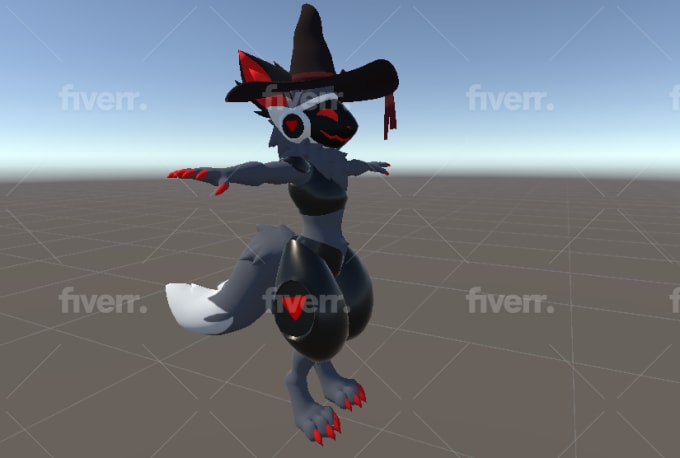 Protogen CYMK - VRChat Avatar, By Kaelygon