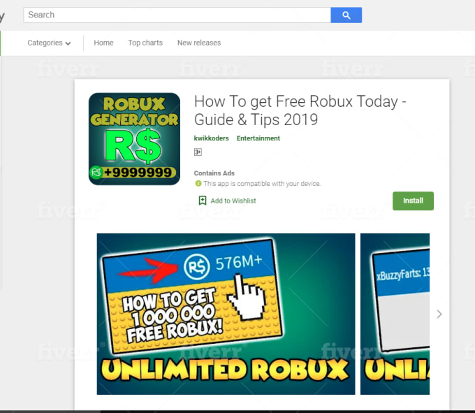 Be Your Custom And Native Android App Developer By Therezabd - fiverr search results for robux