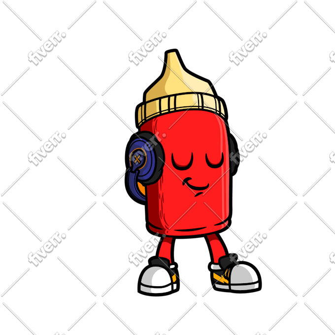 Cartoon Colorful Cute Malay Dumpling