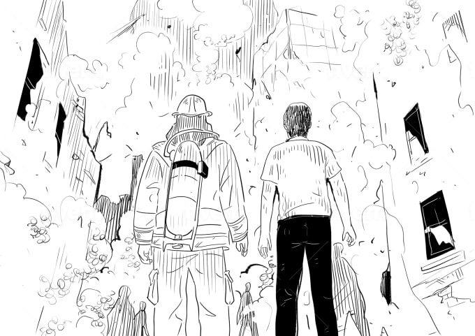 Illustrate anything for you using line art - Image 4