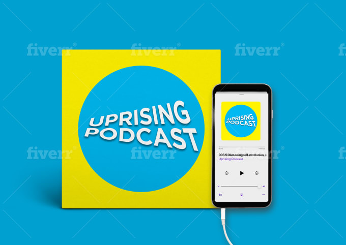 design your podcast cover and logo