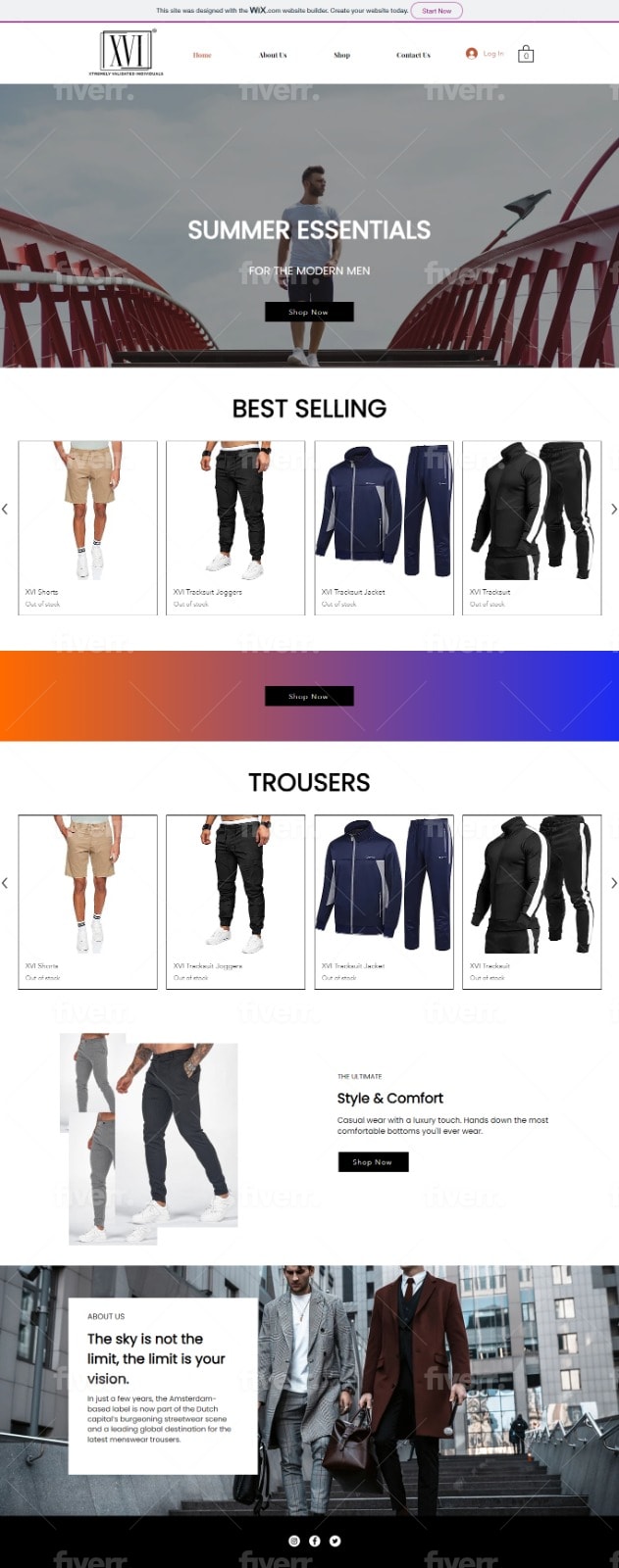 Design wix website development, develop wix store, redesign wix website by  Iamshaharyar