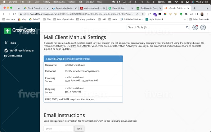 How to Set up Email Accounts in Microsoft Outlook - GreenGeeks