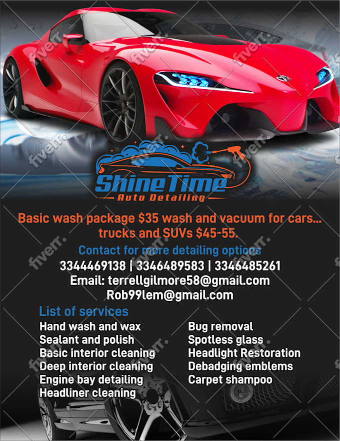 Car Detailing Interior Design