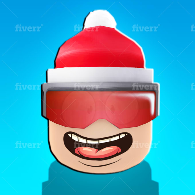 Create an avatar or icon with your character head on roblox by