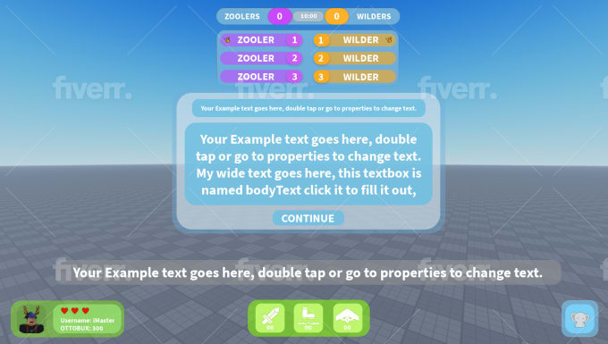Design Professional Ui Gui For Your Roblox Game By Gaitanis Fiverr - roblox how to make ui fit on every screen