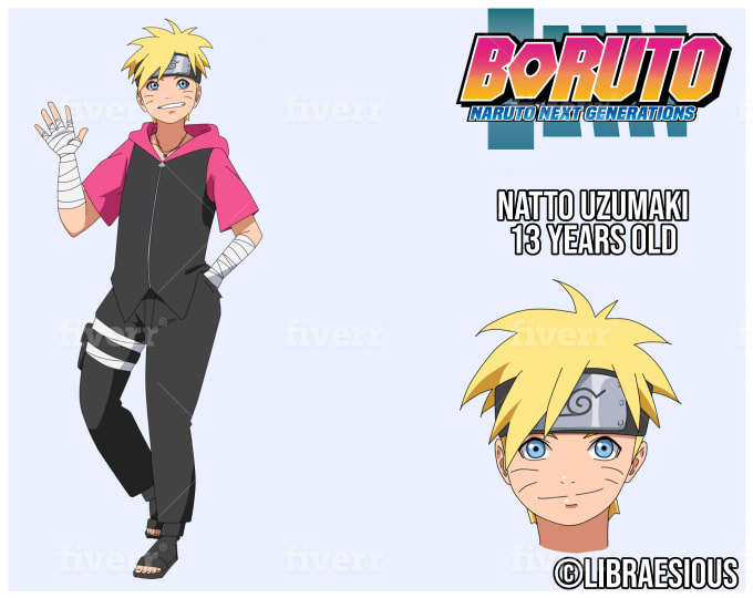 Draw Your Oc Or Yourself In Naruto Or Boruto Style By Libraesious