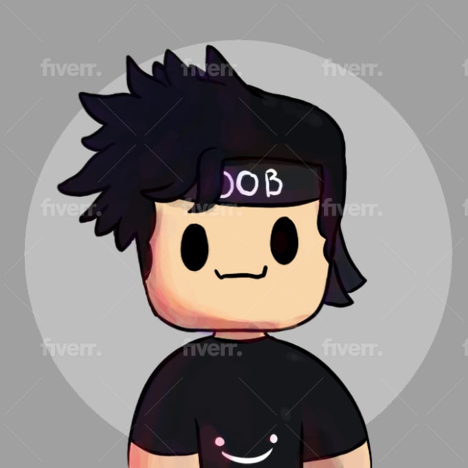Draw Your Roblox Character By Thatsvalforya Fiverr - animated roblox character boy