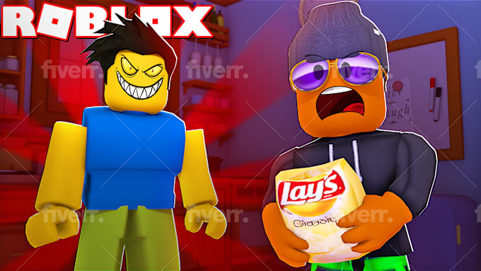 Do A Professional Roblox Thumbnail By Cemindesign Fiverr - roblox thumbnail for dave