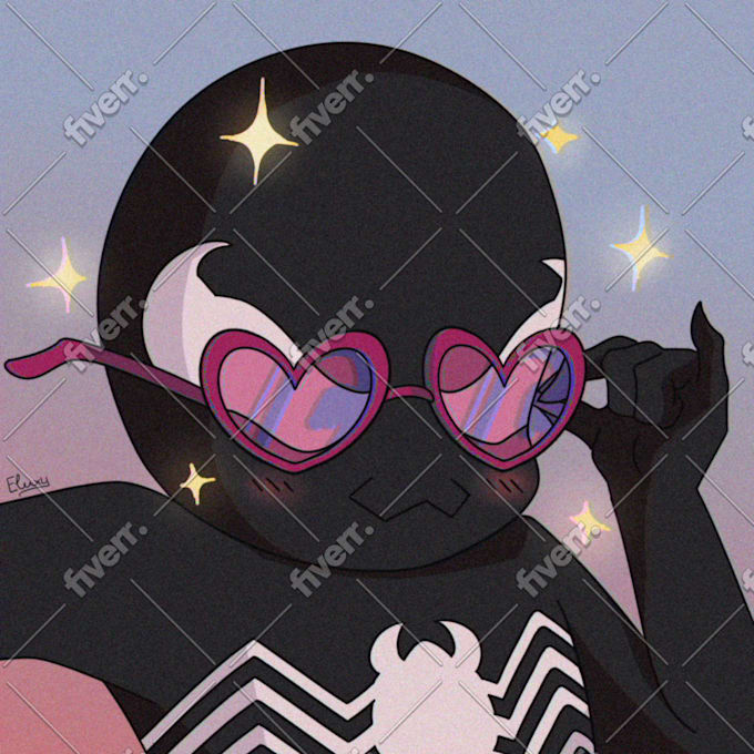 Draw A Portrait In Retro Anime Style By Vivi Eluxy