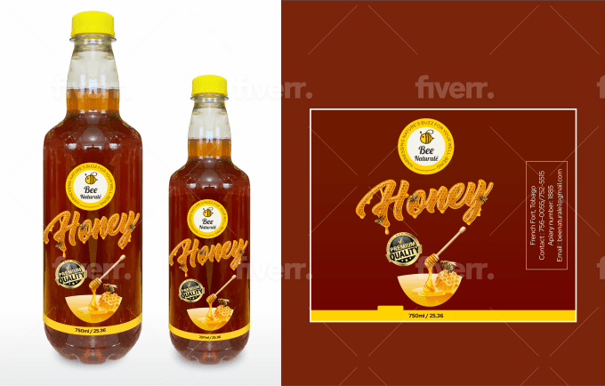 Etiqueta de miel, diseño de empaque de café, diseño de etiquetas de especias