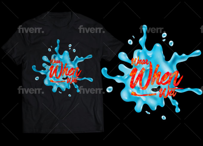 watercolor T shirt Design - Graphic Designer - Fiverr