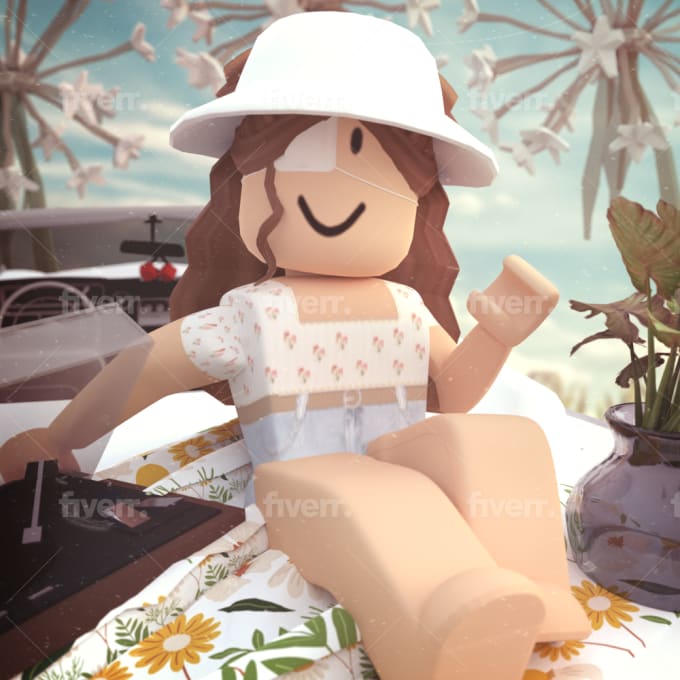 Aesthetic Roblox Girl Gfx Png