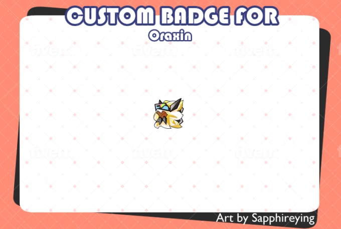 Draw custom badges for twitch and discord by Sapphireying