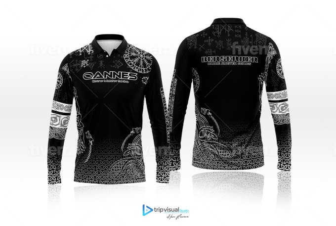 Create a fishing jersey design for a sublimation print by Netheri