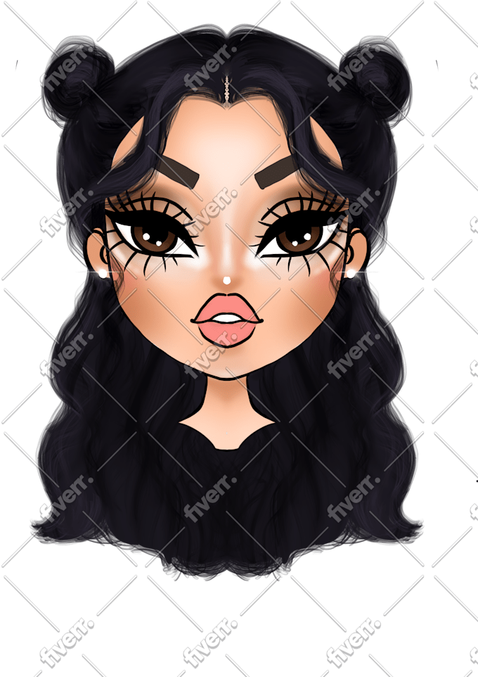 Bratz Doll Outline Png Draw You Like A Bratz Doll By Fanniszilagyi22 Fiverr draw you like a bratz doll