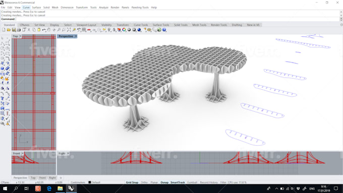Create Grasshopper Definition And Parametric Rhino 3d Model By