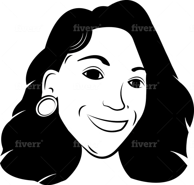 Design A Minimalist Vector Avatar Of Your Face By Nickdragone