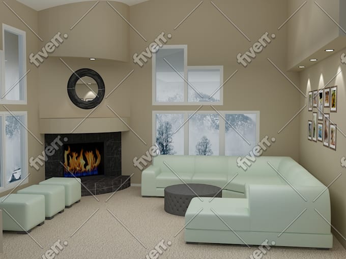 Create A Realistic 3d Interior Design With 3ds Max By Arch Shakil