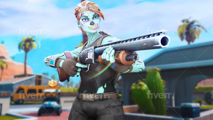 Make A 3d Fortnite 4k Thumbnail By Infiresu Fiverr