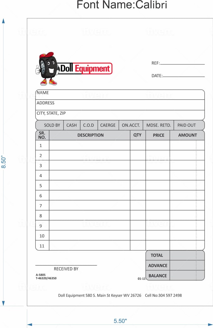 Design Awesome Any Bill Book And Invoice Book In 24 Hours By Naqeebahmad1 Fiverr Go through top 5 book design software for designers 2018 > part2: bill book and invoice book