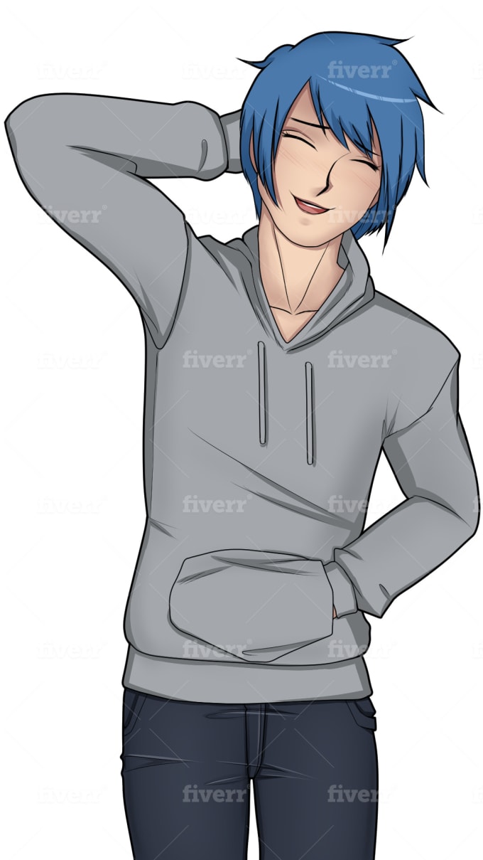 Draw Anime Manga Character Illustration By Kxiwii