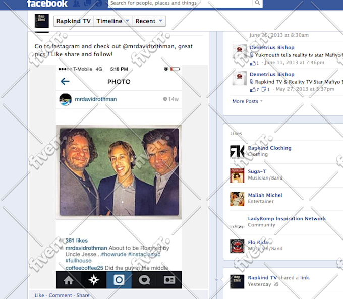 Shout You Out On My Celebrity Facebook By Mafiyoblacklite Fiverr Nba legend chris webber stops to give host ron lennon and rapkind tv the exclusive one on one interview… fiverr