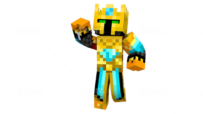Render Your Minecraft Character In 3d By Bbpaws