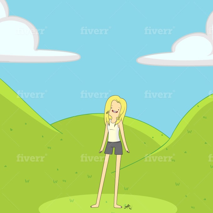 Draw You In The Adventure Time Style By Pirate Eshe