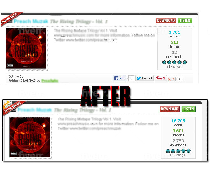 Datpiff views and downloads