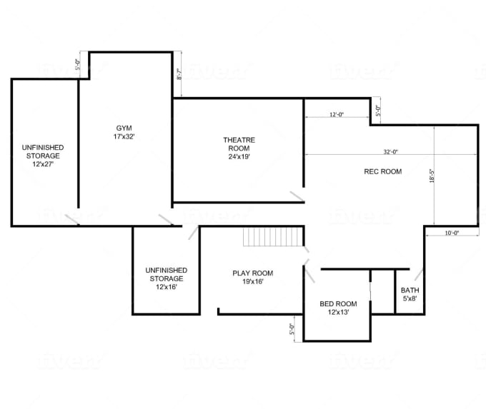 Draw Floor Plans Any Structure Accurately In Autocad 2d By