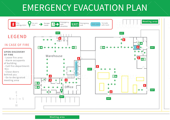 Create Evacuation Plan From Your Drawing By Newminya Fiverr