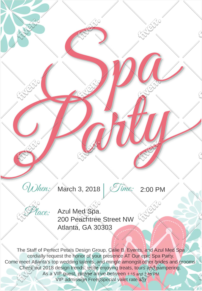 Design Customized Birthday Invitation Cards By Erfan0bau