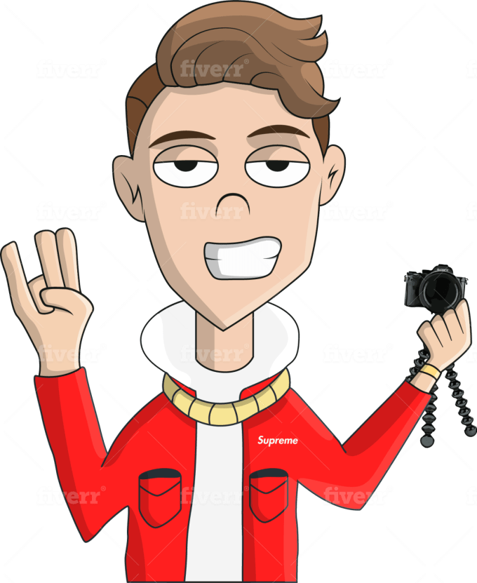 Draw Vector Cartoon Character By Mayaali115