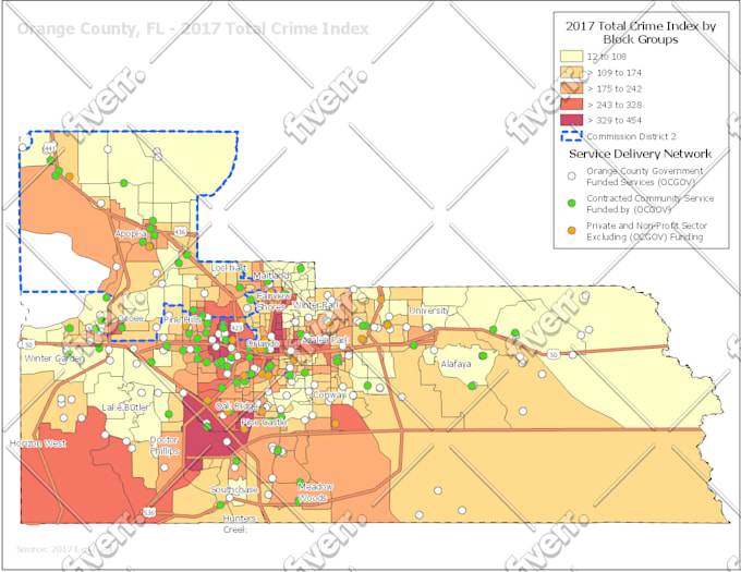 orange county gis map Provide Custom Gis Mapping Services By Bizgeographer orange county gis map