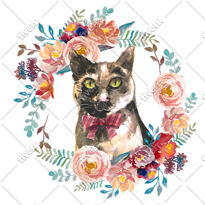 Paint Your Pet In My Watercolor Style By Zelaluyolilelu