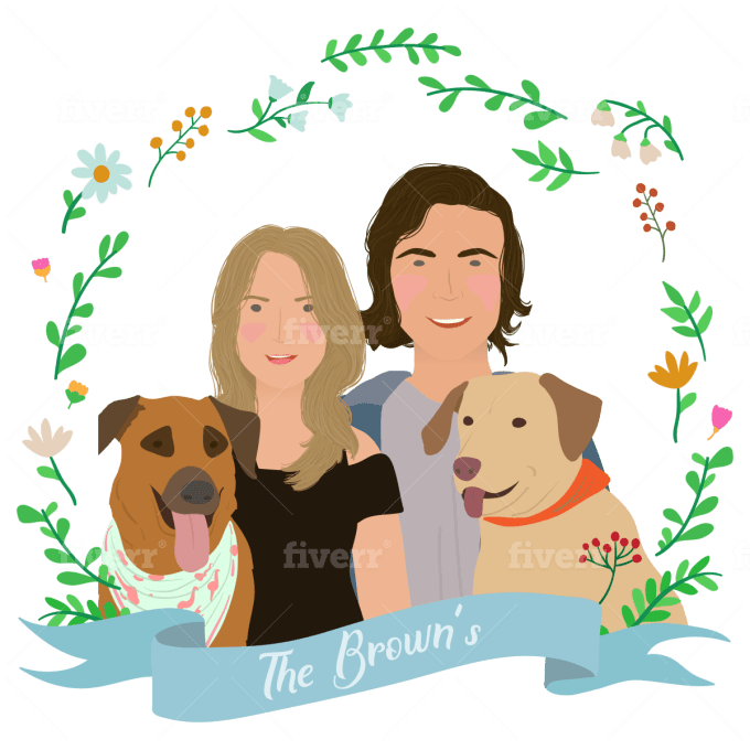 Draw Cartoon Family Portrait By Unicorn Tail,Indoor Wicker Dining Table And Chairs