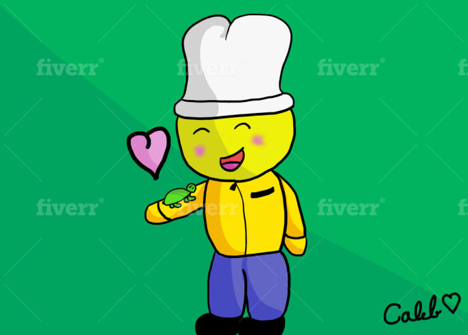Draw Your Roblox Avatar In A Cartoon Style By Mightyrice - create a drawing of your roblox avatar by newest55