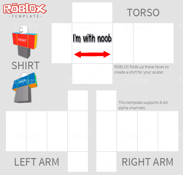 make a roblox shirt for you by dabinvchow to make shirts and