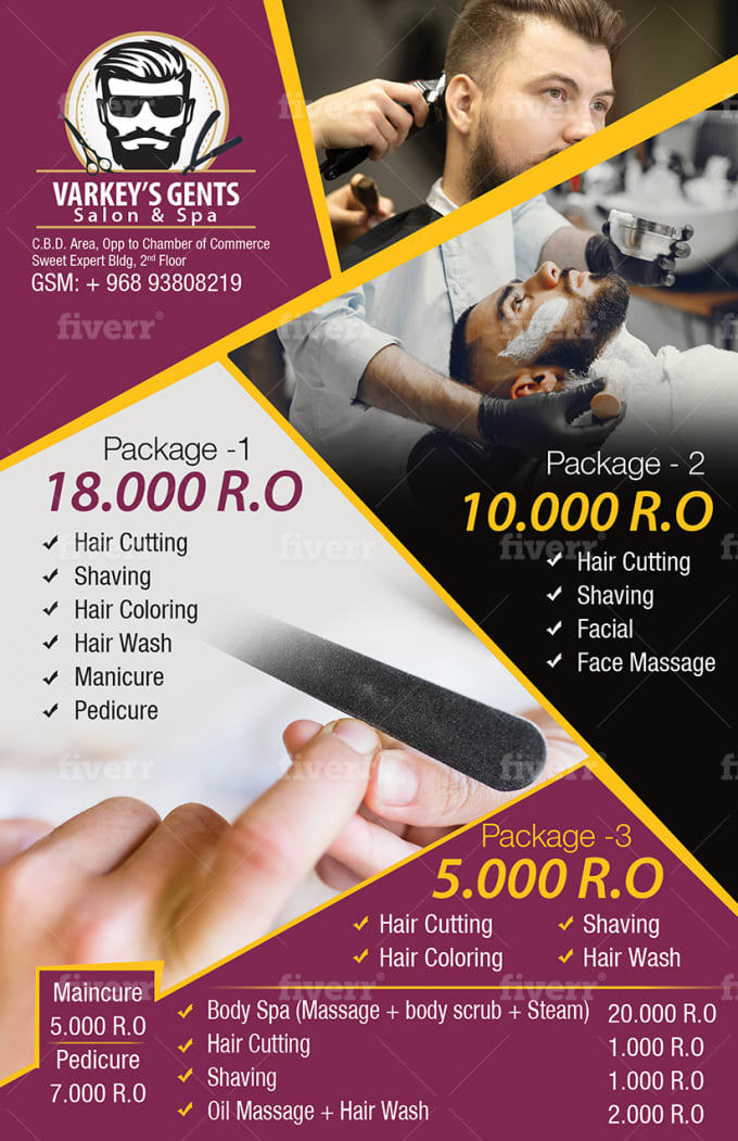 Design attractive beauty salon poster by Atifwaheed233 | Fiverr