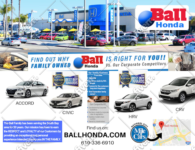 Design professional every door direct mail eddm post cards by ...