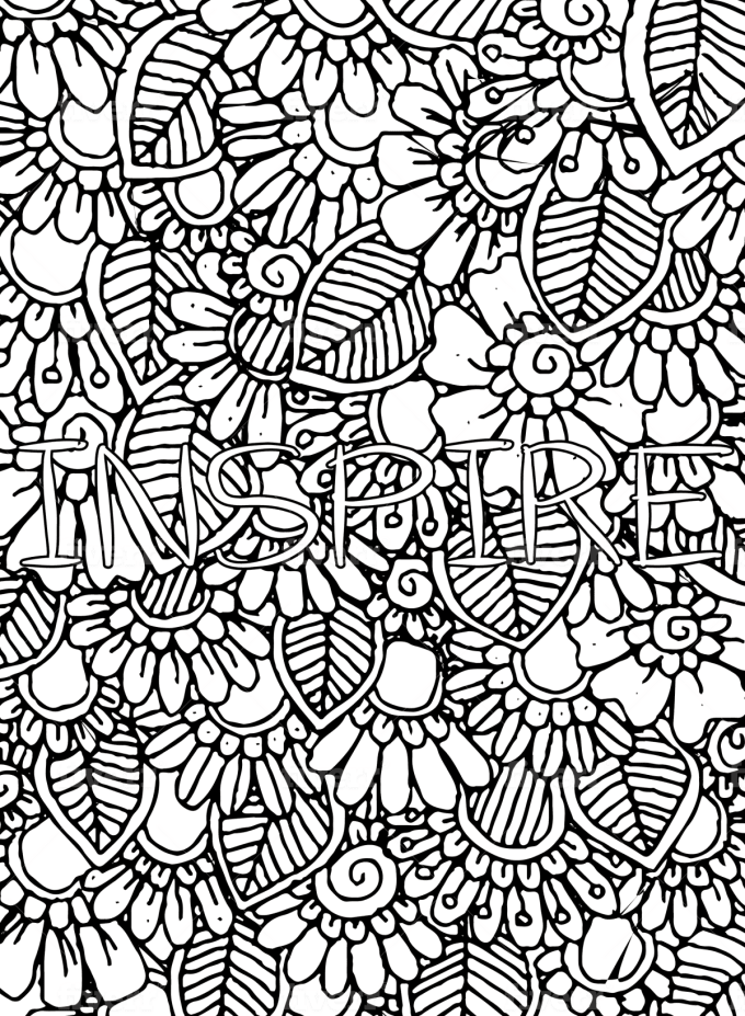 illustrate mandala coloring pages with quotes