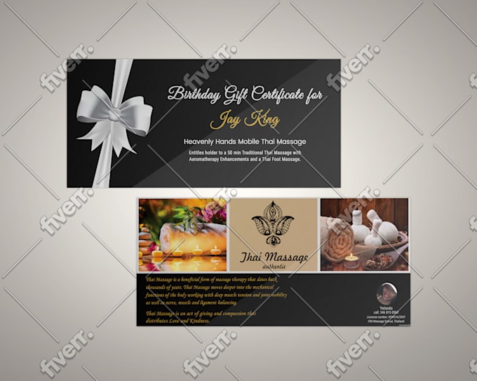 design gift vouchers or